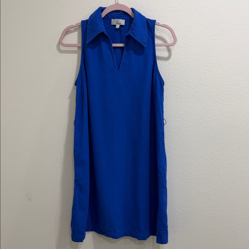 Signature by Robbie Bee Blue Women Dress